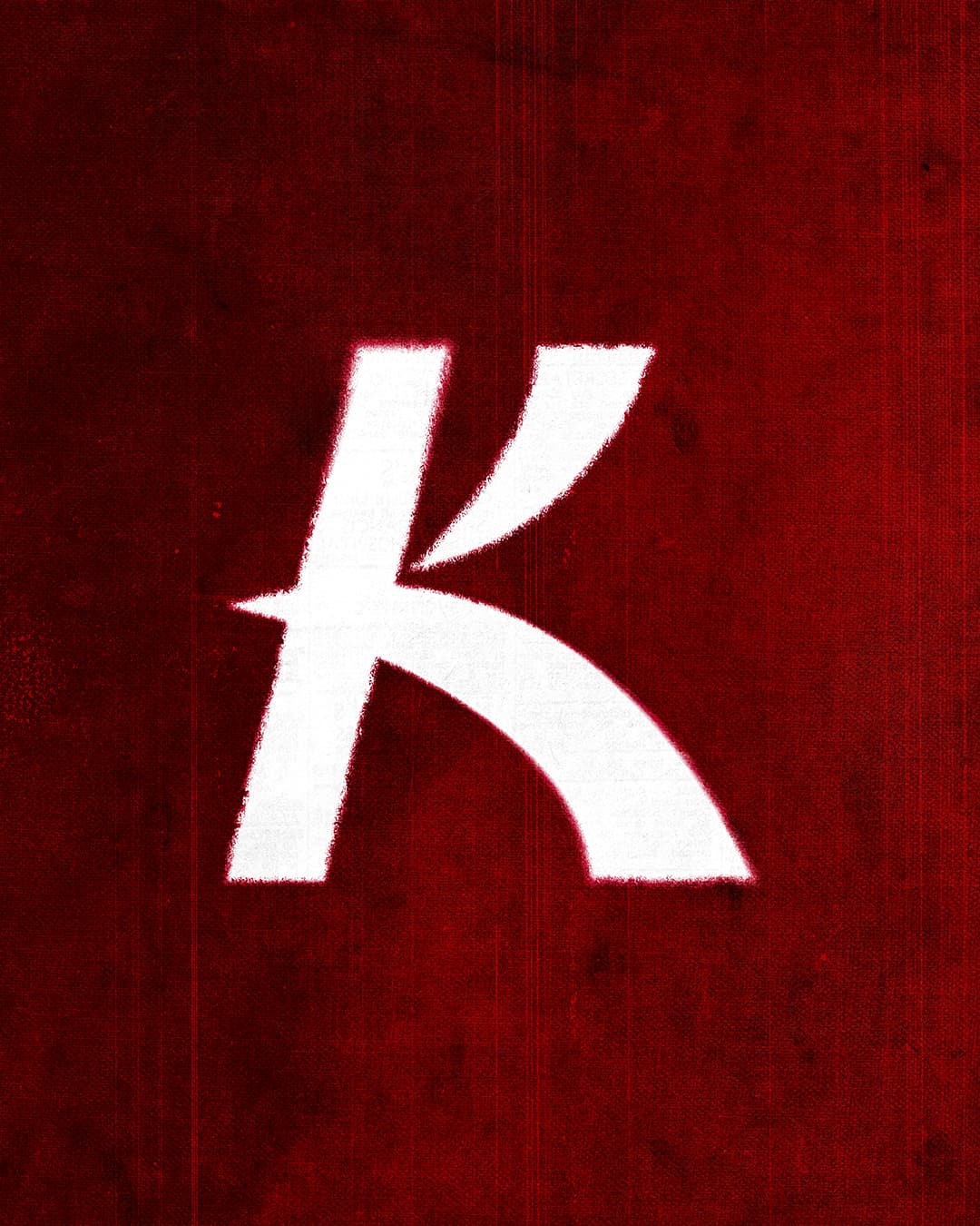 Kage monogram on red