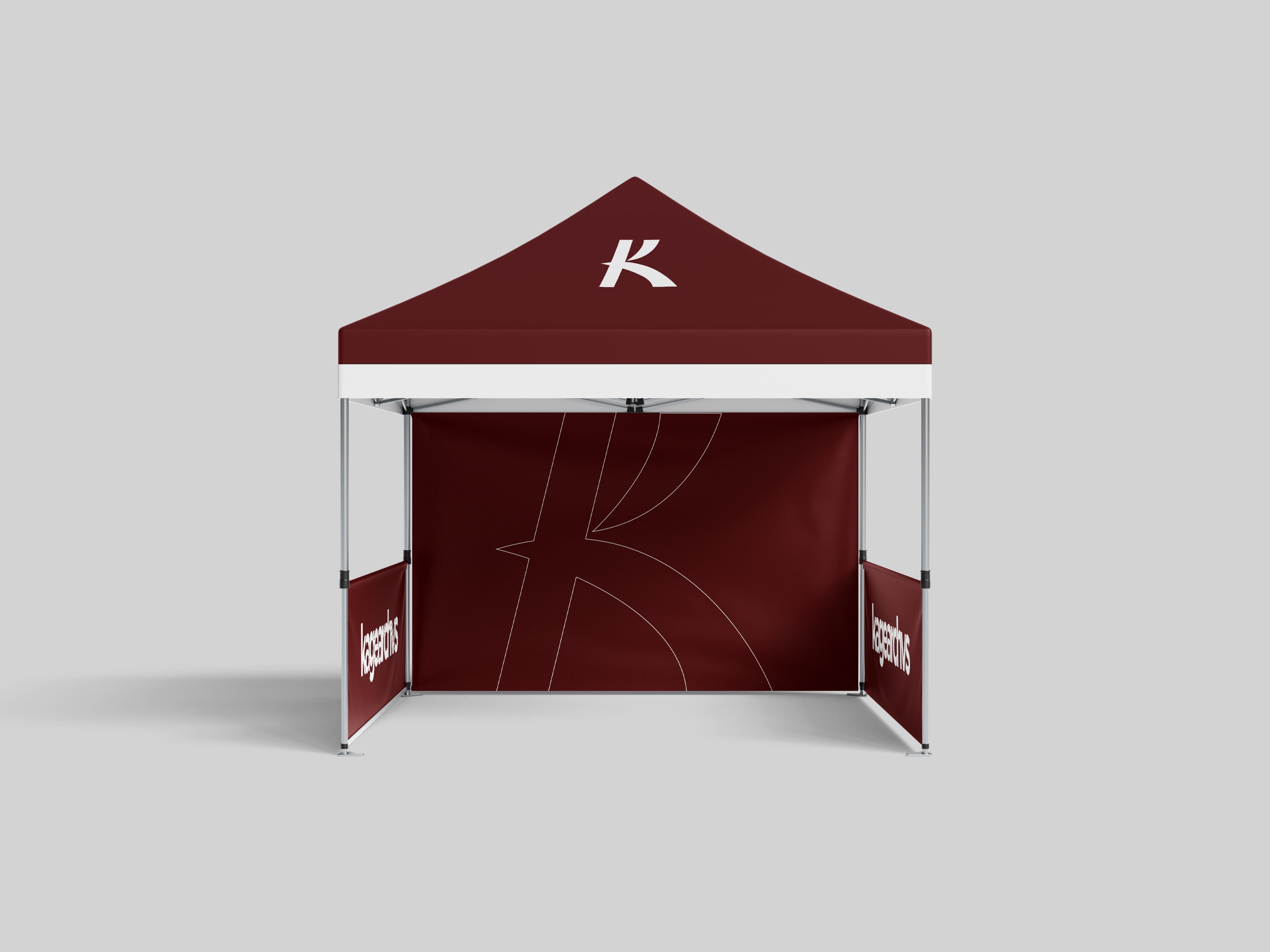 Kagearchvs pop-up tent, front view