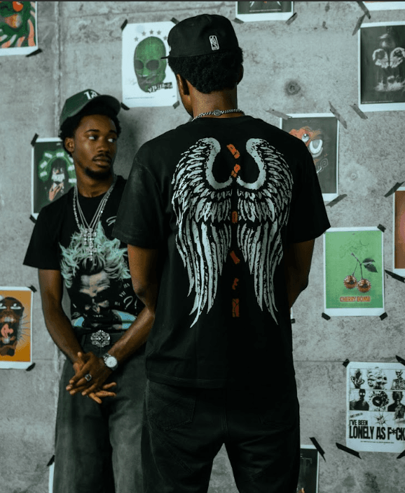 KAGEARCHVS BROKEN ANGELS TEE — back